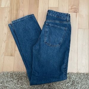 ASOS Design hourglass organic cotton blend mix rise 90s straight